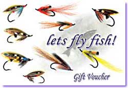 Gift vouchers for fishing, tuition or flies